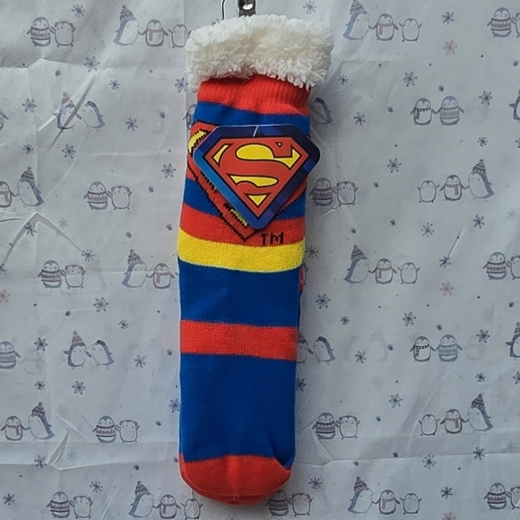 DC Comics Superman Sherpa-Lined Socks - Picture 2 of 5
